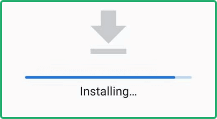 Wait for the app to install and launch it