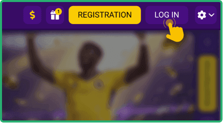 Locate the login button Locate the login button
