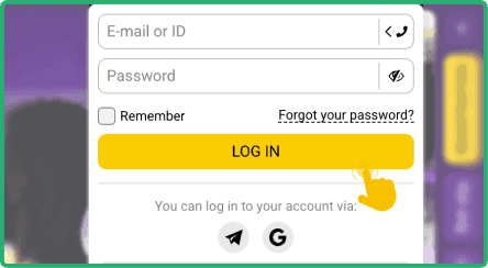 Enter your registered Enter your registered