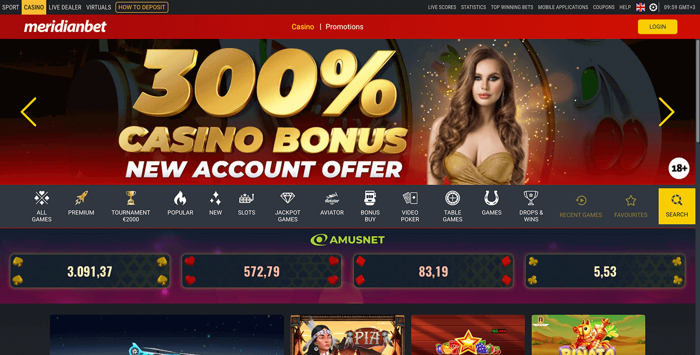 Meridianbet Login via Website Meridianbet Login via Website