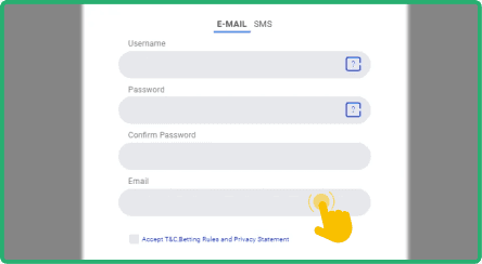 Fill in your registration details