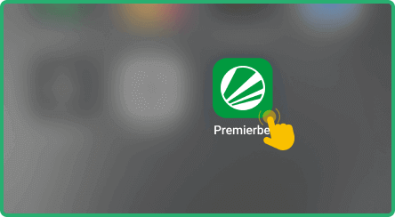 Open app and fill in the form and verify the account