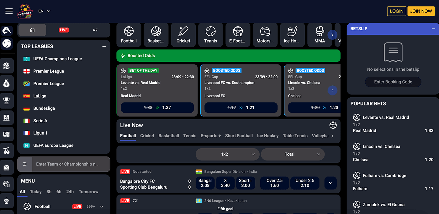 Sokabet Login via Website
