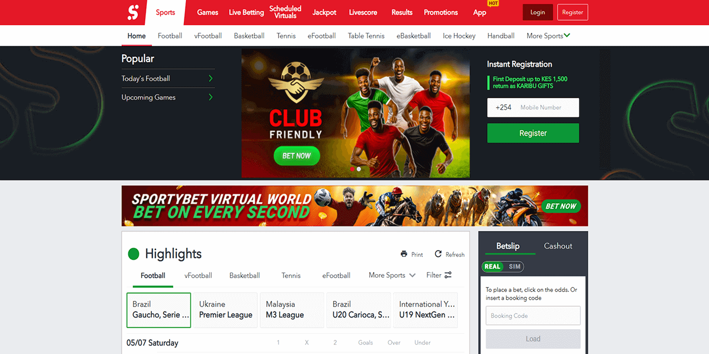 Sportybet Login via Website